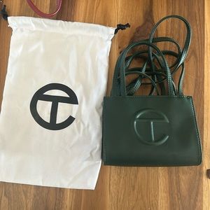 TELFAR small Puffer Bag- Emerald.